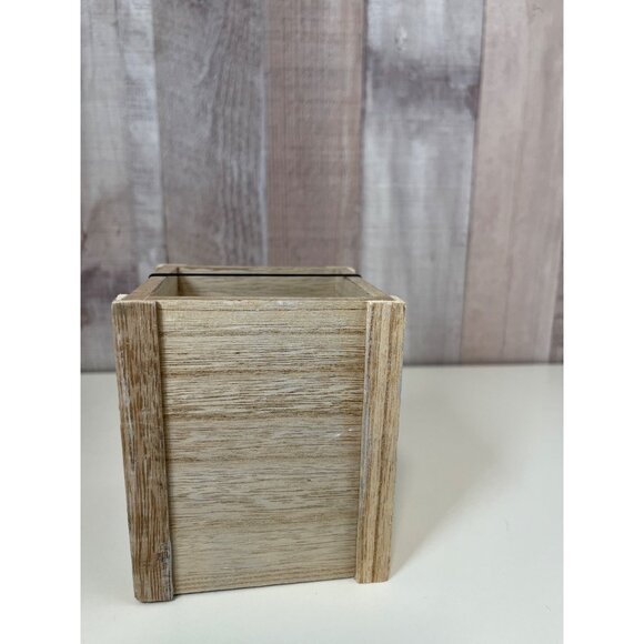 Rae Dunn Pencil/Pen Holder Wooden NEW WITH TAGS! - Picture 3 of 6